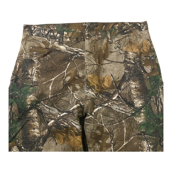 Mens Wrangler Pro Gear Realtree Camo Pants W38xL31 Hardwoods Hunting Waking - Picture 9 of 12